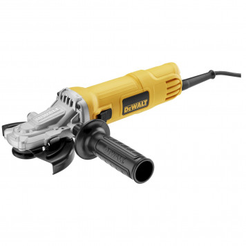 Угловая шлифмашинка DWE4157F-QS 900 Вт, 125 мм с плоским редуктором DEWALT