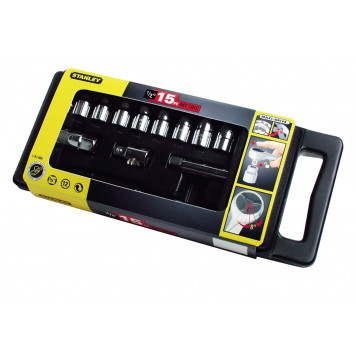 Набор 1-87-065 головок торцевых 1/2, 15 предметов STАNLEY