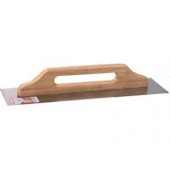 Гладилка нержавеющая с деревянной ручкой 680 мм