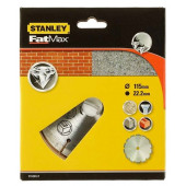 Диск STA38162-XJ алмазный сегментированный FatMax 115х22,23 по бетону STАNLEY