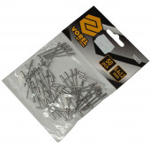 Заклёпки 70320 алюминиевые 3,2х6,4 мм, 50 шт..VOREL