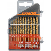 Набор свёрл 22300 по металлу HSS титановые 1,5 - 6,5 мм