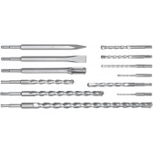 Набор сверл 23585 (9 шт) и зубил (3 шт) SDS 5-20 мм VOREL