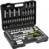 Набор 58683 насадок торцевых CRV с трещоткой 1/2", 1/4" 94 предмета VOREL