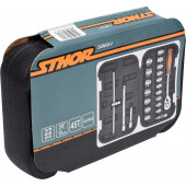 Набор 58661 насадок торцевых CRV с трещоткой 3/8" 22 предмета XS STHOR