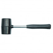 Молоток жестянщика 33907 резиновый, металлическая ручка, d-66 мм, 0,9 кг TUV/GS