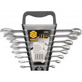 Ключи 51721 рожково-накидные 6-19 мм САТИН CrV, 8 шт. VOREL