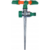 Распылитель 89263 вращающийся, 3-сторонний на оцинкованной пике, шланг- 1/2 FLO