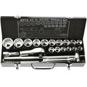 Набор YT-1335 головок 6-тигранных 3/4", 19-50 мм, 21 предмет YATO