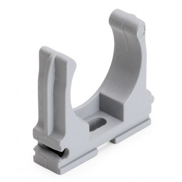 Крепёж для гофры 32 мм, серый, уп 25шт.-1