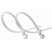 Стяжки кабельные 3,5х100 mm с монтажным кольцом