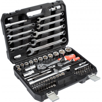 Набор YT-12691 инструментов 1/2". 1/4" 82 предметов L YATO Набор YT-12691 инструментов 1/2". 1/4" 82 предметов L YATO