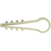 Дюбель-хомут "Ёлочка" для круглого кабеля, 10 мм, уп 100шт.