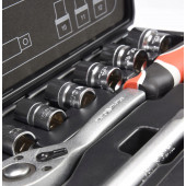 Набор YT-38671 головок с трещоткой и инструментом 1/2", 12 предметов YATO