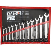 Набор YT-0362 ключей комбинированных 8-24 мм, 12 шт. САТИН YATO