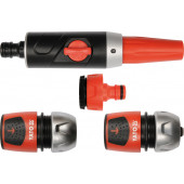 Наконечник YT-8943 поливочный в наборе с соединениями 4 шт., d=1/2-3/4-1 YATO