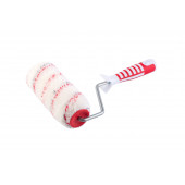 Валик с ручкой ПРОФИ Полиамид красно-серый 180 мм, D = 8 мм АКОР