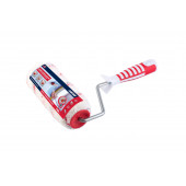 Валик с ручкой ПРОФИ полиамид красно-серый 240 мм, D = 8 мм АКОР