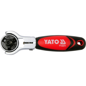 Трещотка YT-03311 2в1 биты/насадки с вращающейся головкой.