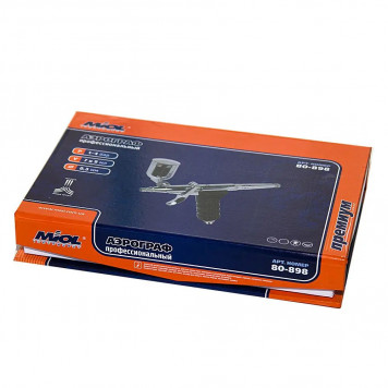 Аэрограф 80-898 с плавающим бачком металлический 0,3 мм Миол-2