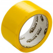 Скотч 0120-438X упаковочный 48 мм х 66 м, 43 мкм (желтый) Нова Ролл 204