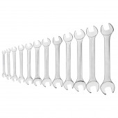 Ключи 09-852 с открытым зевом, двухсторонние, 6-32 мм, набор 12 шт. NEO