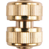 Муфта 89074 латунная (шланг-шланг) 1/2 FLO