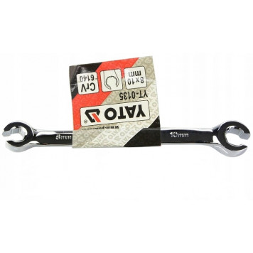 Ключ YT-0135 разрезной 8х10 мм YATO-1