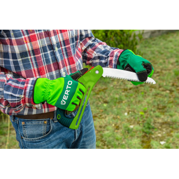 Ножовка 15G100 садовая, складная VERTO-1