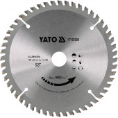 Диск YT-60905 пильный по алюминию 160х20 мм, 52 зуба YATO