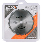 Диск YT-60907 пильный по алюминию 180х20 мм, 60 зубьев YATO