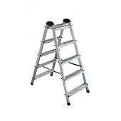 Стремянка алюминиевая двухсторонняя 5-ти ступенчатая