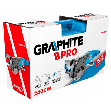 Штроборез 59GP300 2400 Вт, 150x22.2 мм GRAPHITE-4