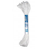 Шнур вязаный 2 мм, 50 м, белый ALET