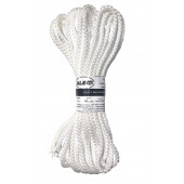 Шнур вязаный 6 мм, 10 м, белый ALET