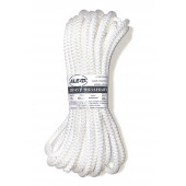 Шнур вязаный 8 мм, 10 м, белый ALET