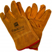 Перчатки сварщика короткие ДРАЙВЕР коричневые
