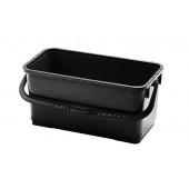 Ведро 0075 малярное 8 л, прямоугольное, черное