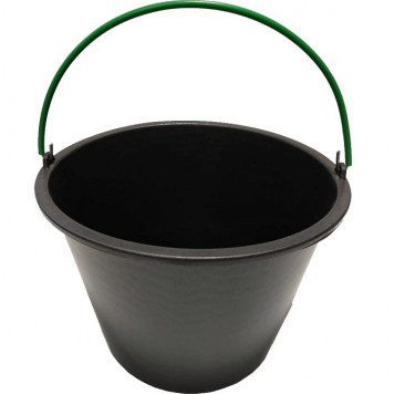 Ведро 00204 строительное 12 л Премиум с обрезиненной ручкой