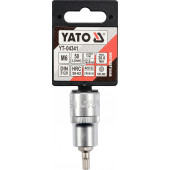 Головка YT-04341 торцевая с вставкой SPLINE 1/2", М6 YATO