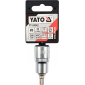 Головка YT-04342 торцевая с вставкой SPLINE 1/2", М8 YATO