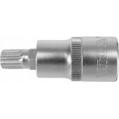 Головка YT-04343 торцевая с вставкой SPLINE 1/2", М10 YATO