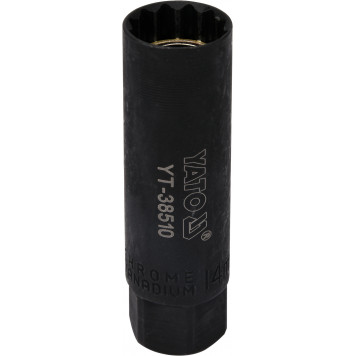 Головка YT-38510 свечная 14 мм, 3/8" YATO