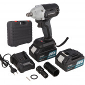 Гайковерт E0086 бесщеточный 18B ударный MKDTW-18V 2х4 А/ч Li-ion