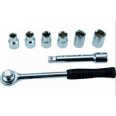 Набор 38D143 сменных головок 1/2", 8 шт. TopTools