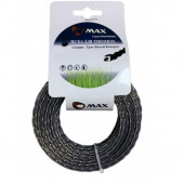 Леска B0117 для триммера 3,0 мм x 15 м, сечение звезда, MAX 