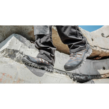 Полуботинки 82-038 рабочие, размер 47, замша, синие, S1P SRC NEO-1