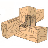 Соединитель универсальный LU 1 L 100х50х40х2,0 мм