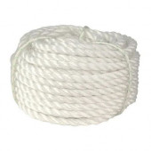 Канат полипропиленовый крученый 6 мм, 100 м, белый