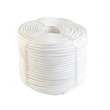 Фал ПА-Ф-Э полиамидный (капроновый) 12 мм, 200 м, белый
